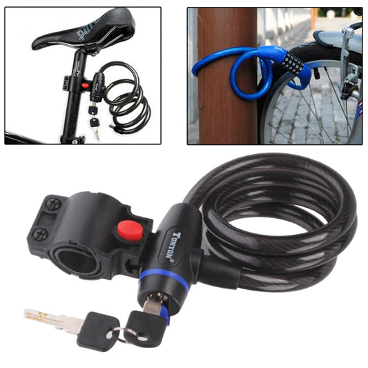 Set di lucchetti per bicicletta di sicurezza con cavo in rame, With Bicycle Lock  Key