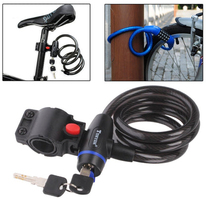 Set di lucchetti per bicicletta di sicurezza con cavo in rame, With Bicycle Lock  Key