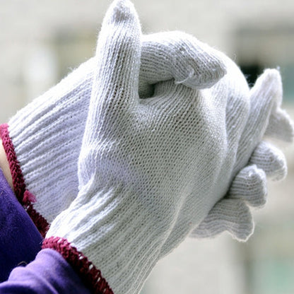 Guanti da Lavoro in Cotone Resistenti all'Usura - 1 Paio