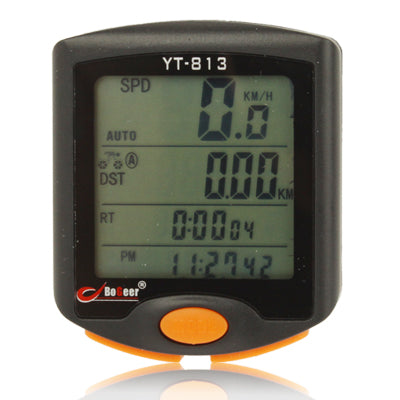 Tachimetro elettronico per bicicletta LCD, YT-813