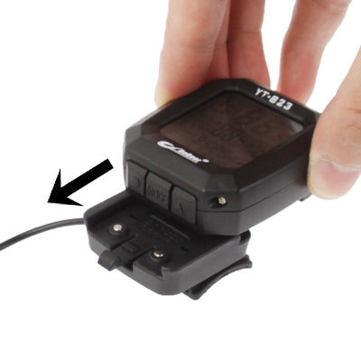 Tachimetro elettronico per bicicletta LCD, YT-823