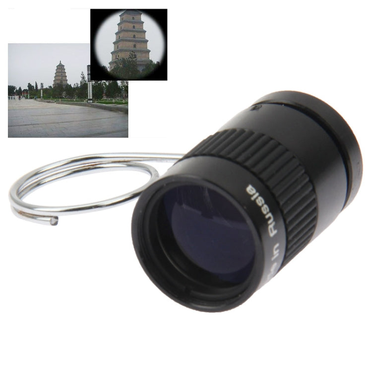 Mini telescopio tascabile monoculare per dito pollice 2,5 x 17,5, 2.5x17.5