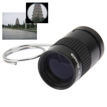 Mini telescopio tascabile monoculare per dito pollice 2,5 x 17,5, 2.5x17.5