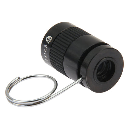 Mini telescopio tascabile monoculare per dito pollice 2,5 x 17,5, 2.5x17.5