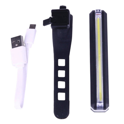 RPL-2266 Fanali posteriori a LED COB per bicicletta ricaricabili USB 5 modalità 100LM, RPL-2266, RPL-2266(White Light)