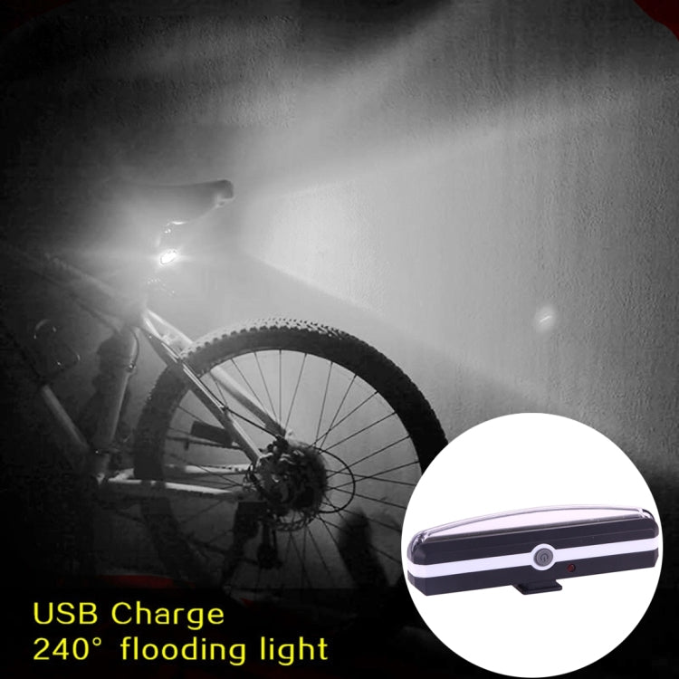 RPL-2266 Fanali posteriori a LED COB per bicicletta ricaricabili USB 5 modalità 100LM, RPL-2266, RPL-2266(White Light)