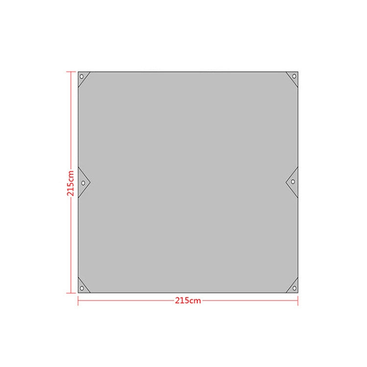 Telo da tetto per tenda da spiaggia per picnic in tessuto Oxford impermeabile 420D Oxford (dimensioni: 215x215 cm), 215x215cm Amry Green, 215x215cm Grey, 215x215cm Blue, 215x215cm Orange