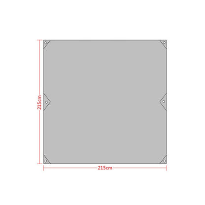 Telo da tetto per tenda da spiaggia per picnic in tessuto Oxford impermeabile 420D Oxford (dimensioni: 215x215 cm), 215x215cm Amry Green, 215x215cm Grey, 215x215cm Blue, 215x215cm Orange