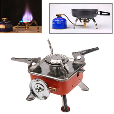 Fornello da Campeggio Portatile a Gas HM166-L7 per Picnic all'Aperto
