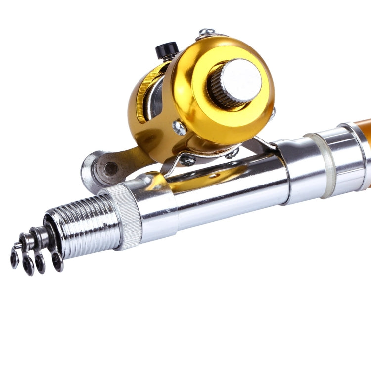 canna-da-pesca-stile-penna-con-volano-circle-pulley-disponibile-in-oro-e-argento - immagine 8
