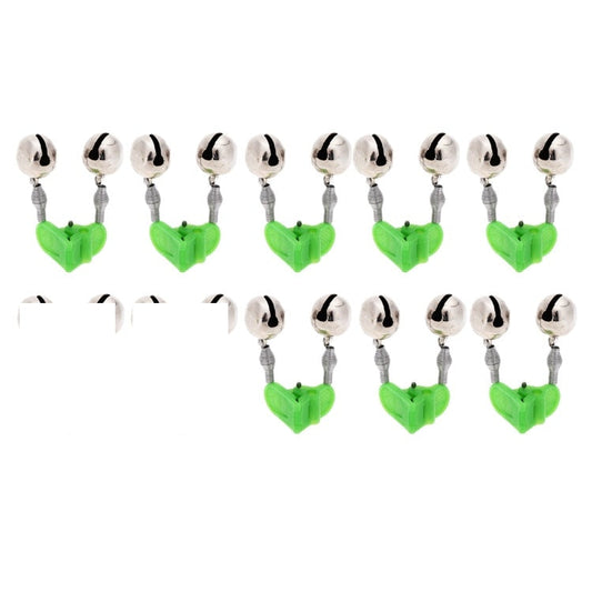 accessori-da-pesca-campanelli-gemelli-e-clip-per-canna-con-allarme - immagine 1