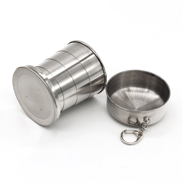 Tazza Retrattile da Esterno in Acciaio Inossidabile - Dimensioni 85 x
