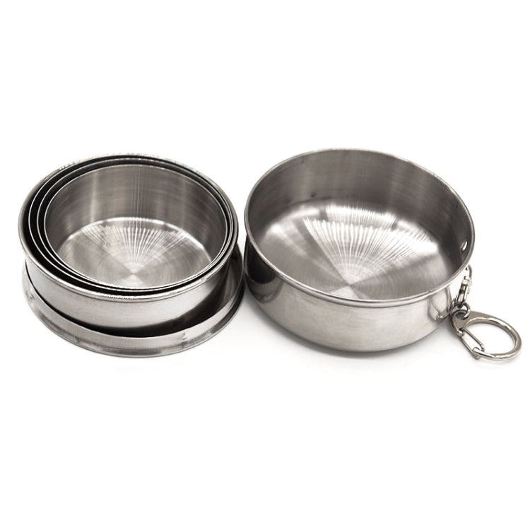 Tazza Retrattile da Esterno in Acciaio Inossidabile - Dimensioni 85 x