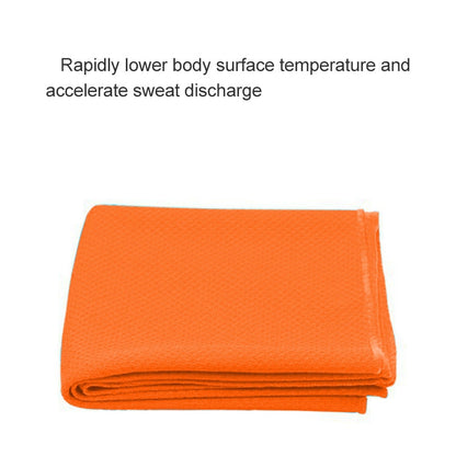 Set 10 Asciugamani da Ghiaccio Portatili 30x80cm per Sport e Outdoor, Raffreddamento Antibatterico