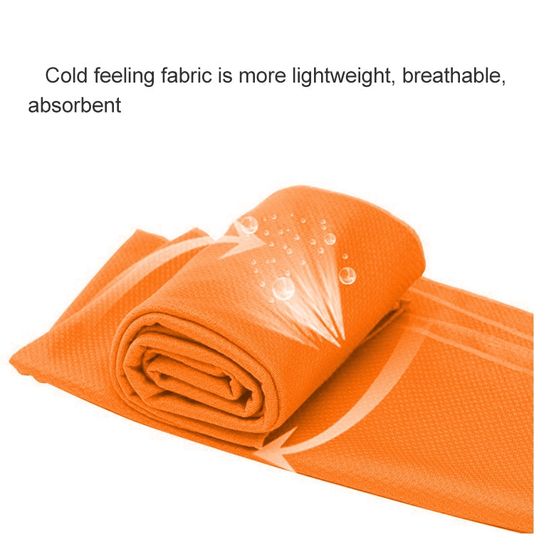 Set 10 Asciugamani da Ghiaccio Portatili 30x80cm per Sport e Outdoor, Raffreddamento Antibatterico