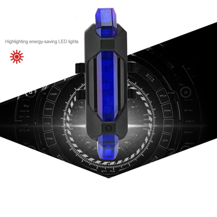 aqy-093-fanale-posteriore-per-bici-a-led-ricaricabile-tramite-usb-rimovibile - immagine 4