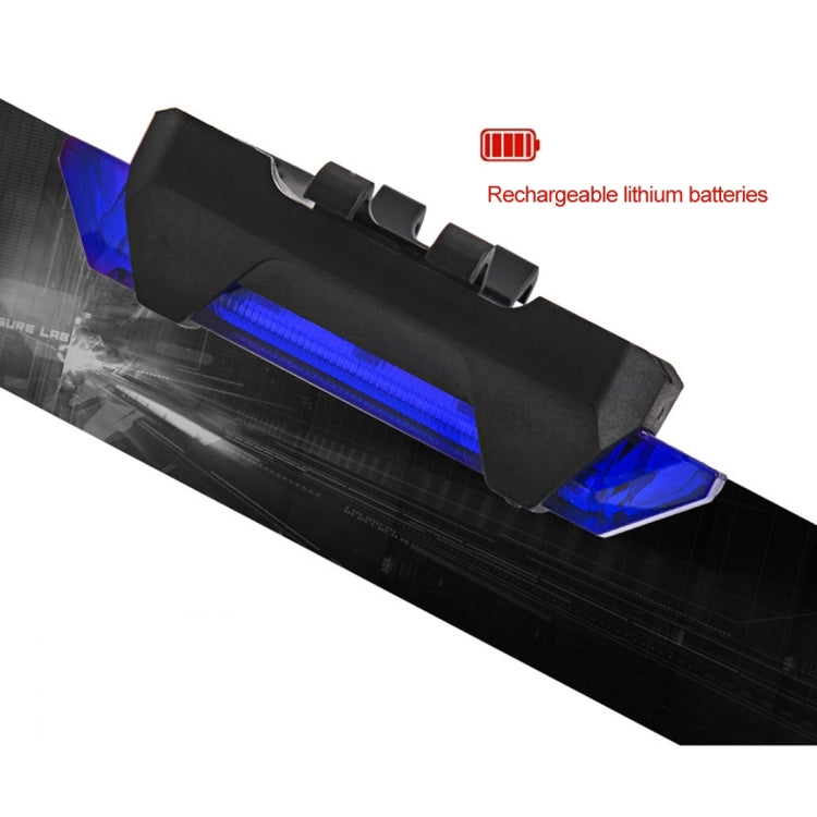 aqy-093-fanale-posteriore-per-bici-a-led-ricaricabile-tramite-usb-rimovibile - immagine 5