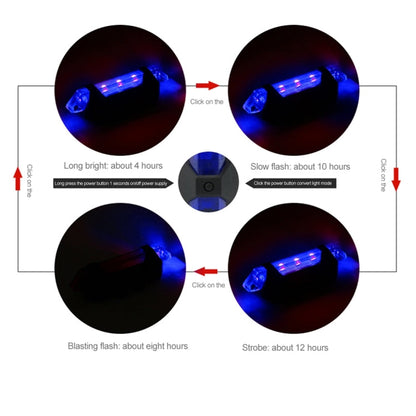 aqy-093-fanale-posteriore-per-bici-a-led-ricaricabile-tramite-usb-rimovibile - immagine 9