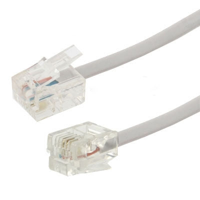 cavo-telefonico-a-4-nuclei-da-rj11-a-rj11-lunghezza-5-m-length-5m - immagine 1