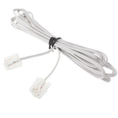 cavo-telefonico-a-4-nuclei-da-rj11-a-rj11-lunghezza-5-m-length-5m - immagine 3