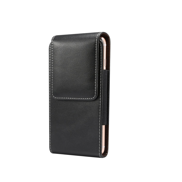 custodia-in-pelle-da-uomo-multifunzionale-universale-con-marsupio-per-cellulare-con-texture-in-pelle-di-agnello-per-smartphone-da-63-pollici-o-inferiori-for-6-3-inch - immagine 2