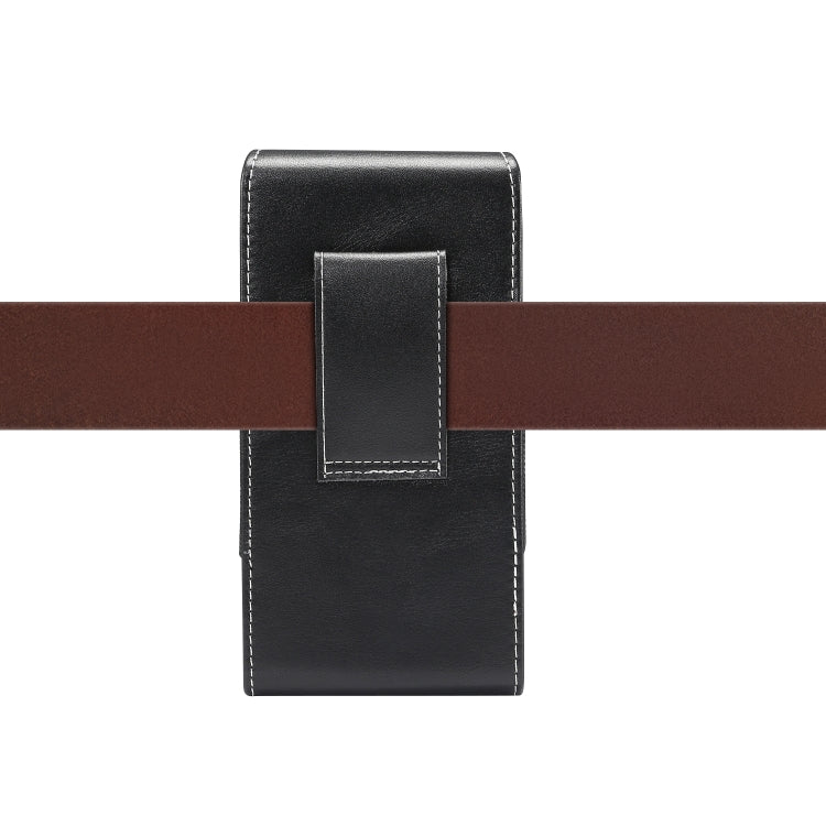 custodia-in-pelle-da-uomo-multifunzionale-universale-con-marsupio-per-cellulare-con-texture-in-pelle-di-agnello-per-smartphone-da-63-pollici-o-inferiori-for-6-3-inch - immagine 4