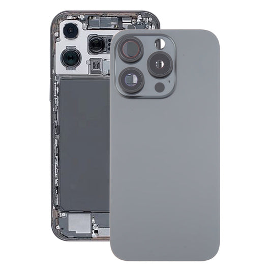 Per iPhone 16 Pro Cover posteriore batteria in vetro con copriobiettivo fotocamera