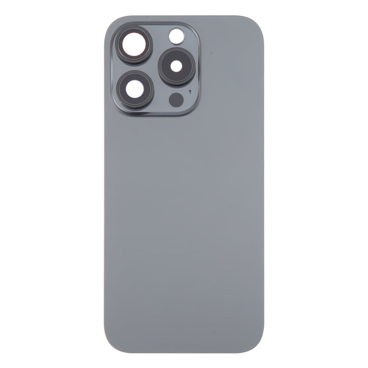 Per iPhone 16 Pro Cover posteriore batteria in vetro con copriobiettivo fotocamera