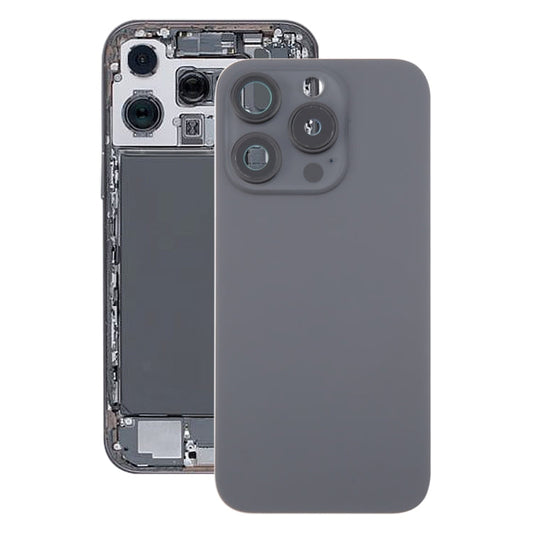 Per iPhone 16 Pro Cover posteriore in vetro per batteria con copriobiettivo della fotocamera + magnete MagSafe