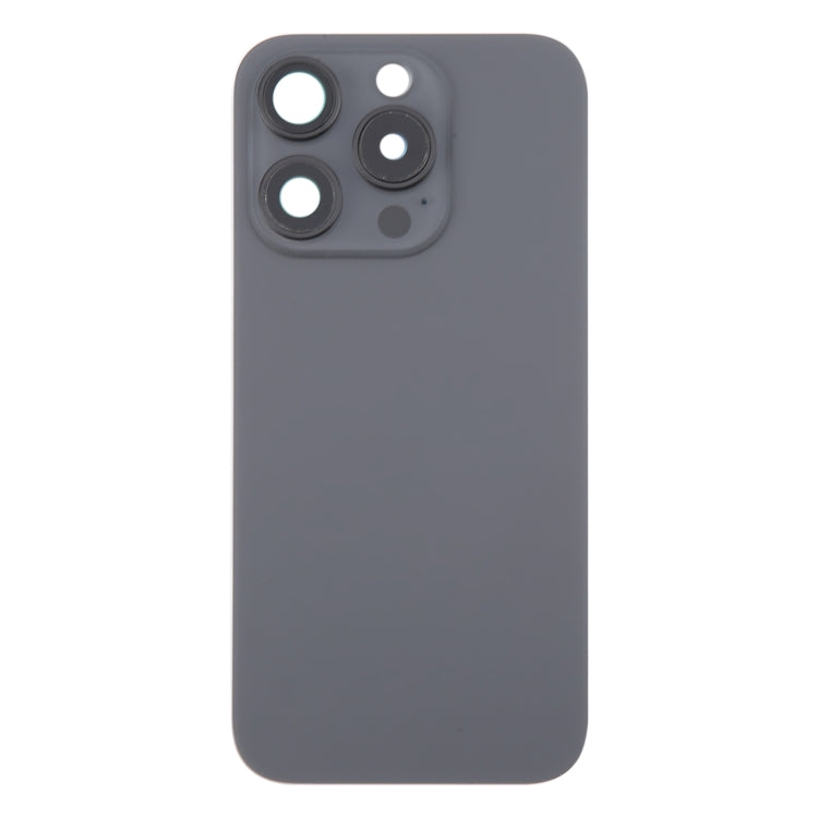 Per iPhone 16 Pro Cover posteriore in vetro per batteria con copriobiettivo della fotocamera + magnete MagSafe