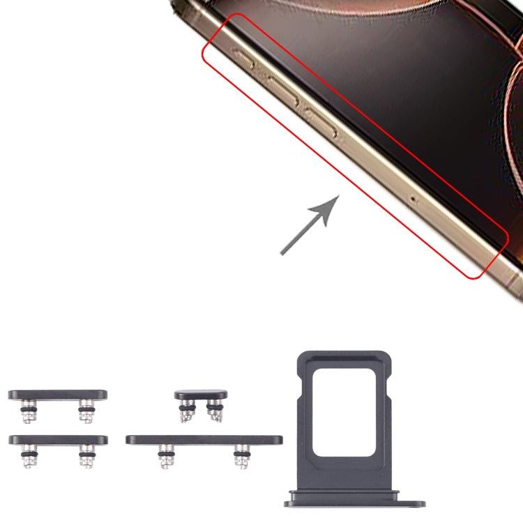 Per iPhone 16 Pro Max Vassoio scheda SIM + Vassoio scheda SIM + Tasti laterali, For iPhone 16 Pro Max()