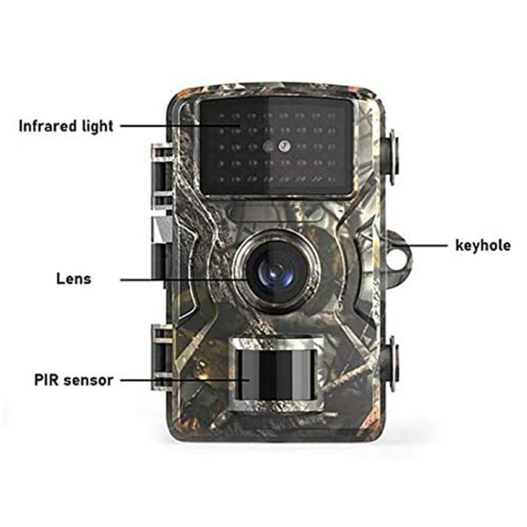 Fotocamera da Caccia DL001 - 12MP, 1080P, Visone Notturna con 26 LED