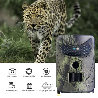 PR100C Fotocamera per la caccia Sensore di immagine CMOS a colori da 3 MP Monitor di sicurezza Impermeabile a infrarossi per l'esplorazione della natura selvaggia, PR100C