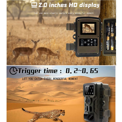 PR700 1080P Videocamera per la caccia alla fauna selvatica Videocamera per visione notturna attivata dal movimento per trigger di scansione per tracciamento esterno, PR700