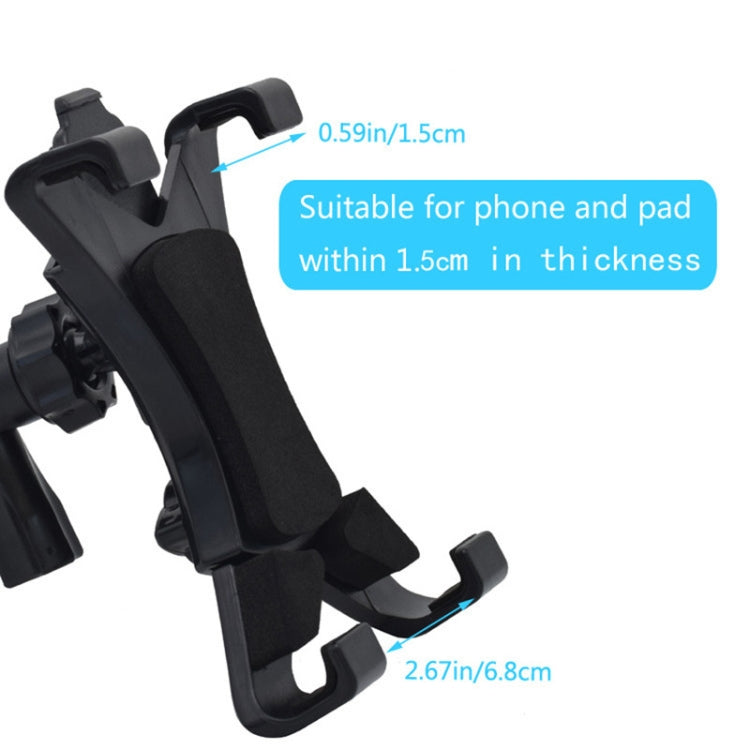 b008-supporto-per-tablet-regolabile-per-montaggio-su-manubrio-per-bicicletta-per-moto-b008 - immagine 4