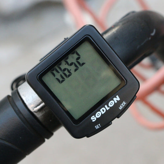 SDL-571 Display digitale LCD Computer da bicicletta Cablato Impermeabile Contachilometri ciclo Tachimetro bici Cronometro Accessori per l'equitazione Strumenti, SDL-571