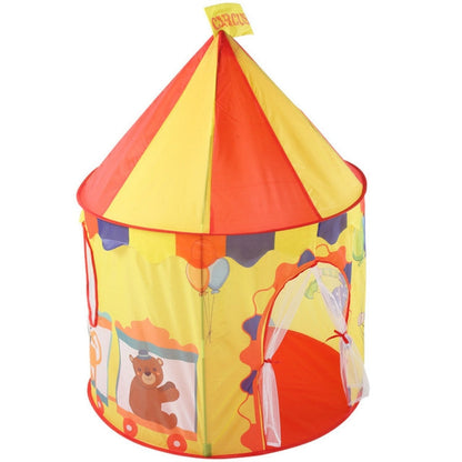 Tenda da gioco pieghevole Yurt della casa dei giocattoli per bambini, 100x100x135cm Circus