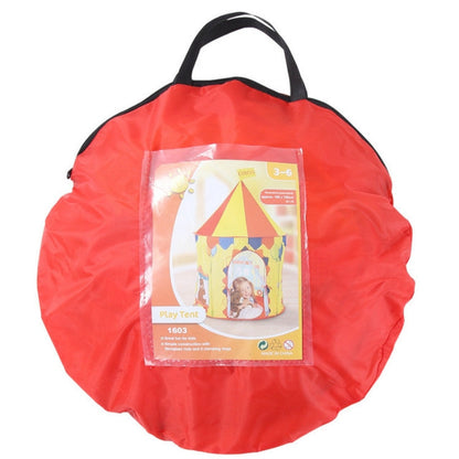 Tenda da gioco pieghevole Yurt della casa dei giocattoli per bambini, 100x100x135cm Circus