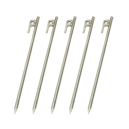 Picchetti per tende da campeggio in acciaio inossidabile durevoli da 30 cm per esterni per accessori per tende da campeggio da viaggio