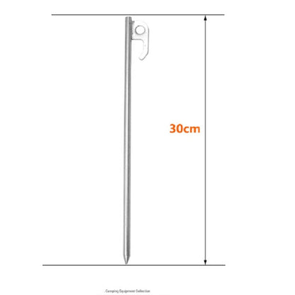 Picchetti per tende da campeggio in acciaio inossidabile durevoli da 30 cm per esterni per accessori per tende da campeggio da viaggio