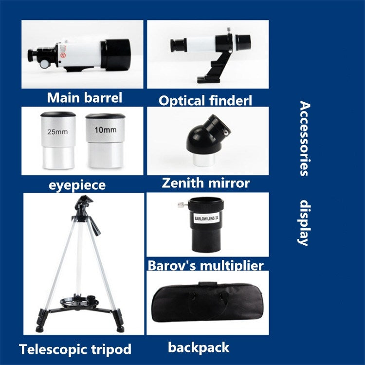 Telescopio Astronomico 70400 HD per Visione Notturna ad Alta Potenza