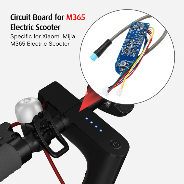 controller-del-pannello-interruttori-dell-indicatore-della-batteria-del-cruscotto-dello-scooter-elettrico-per-scooter-elettrico-xiaomi-mijia-m365 - immagine 6