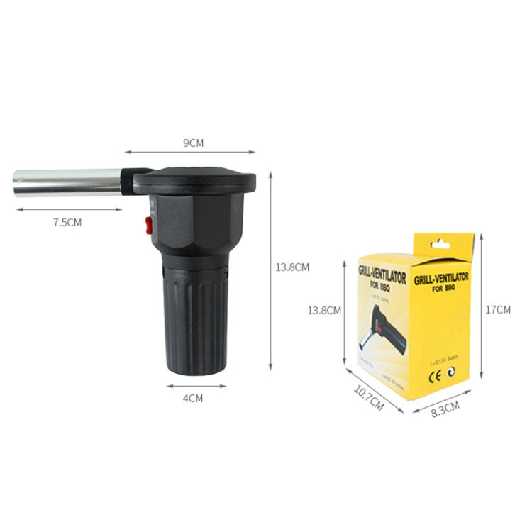 asciugacapelli-per-barbecue-portatile-per-barbecue-con-ventola-elettrica-per-barbecue-all-aperto-electric-drum-fan - immagine 2
