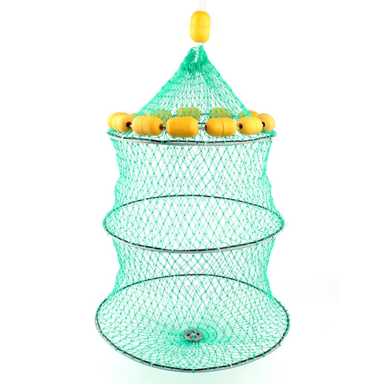 Rete da pesca in mare multi-galleggiante con gabbia per pesci portatile a 3 cerchi con galleggiamento all'aperto, Buoyancy Fishnet