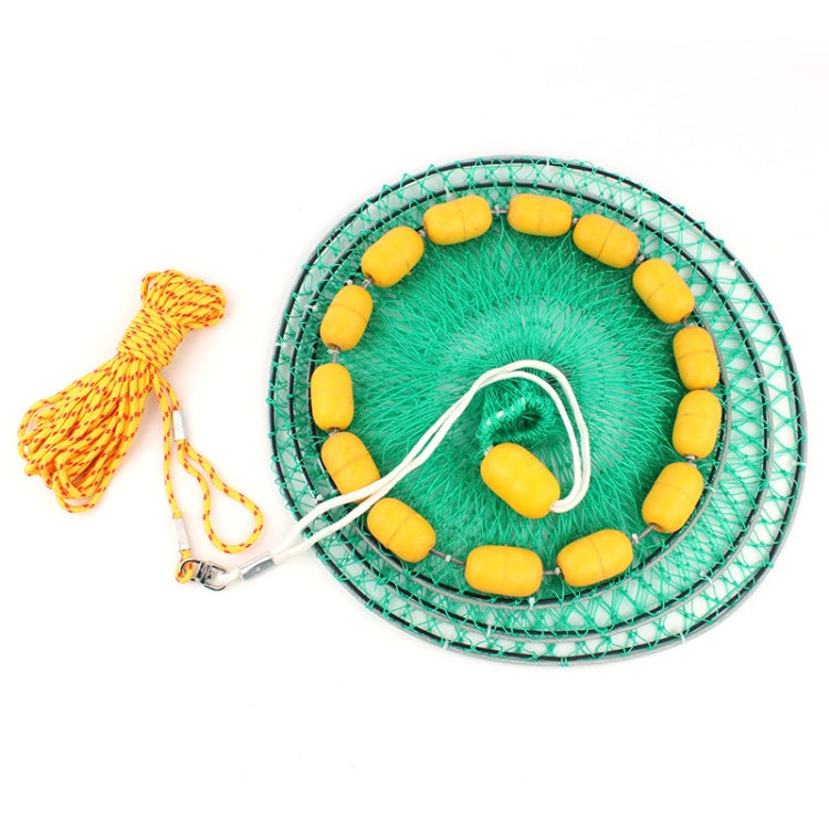 Rete da pesca in mare multi-galleggiante con gabbia per pesci portatile a 3 cerchi con galleggiamento all'aperto, Buoyancy Fishnet