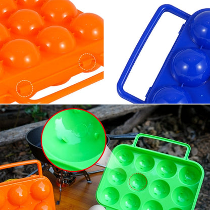 Scatola di protezione per uova portatile da esterno con 4 griglie da 6 pezzi, consegna a colori casuale