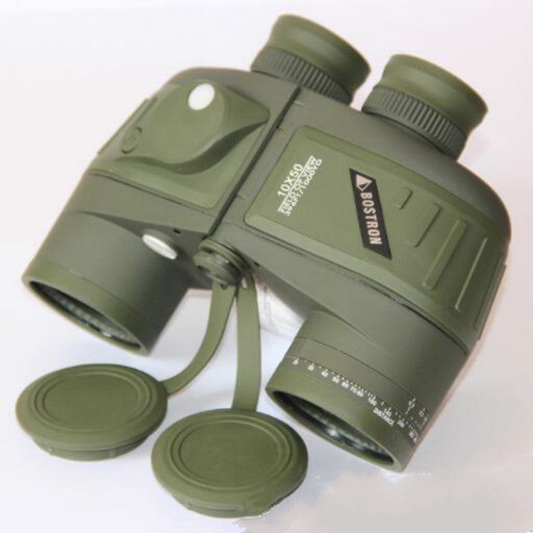 Telescopio Bostron Navigazione ad alta definizione galleggiante 10X50 con bussola Binocolo per visione notturna a basso livello di illuminazione impermeabile, 10X50