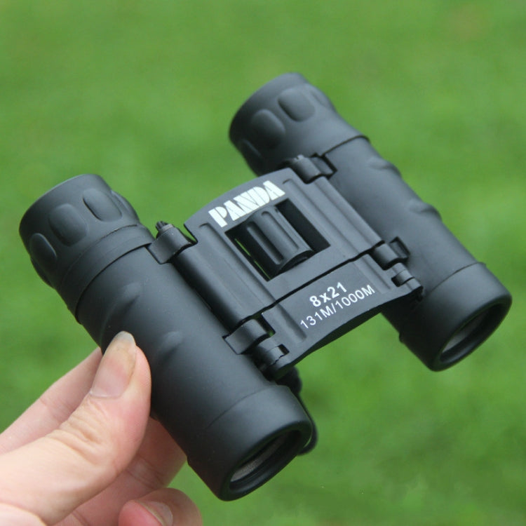 Telescopio compatto 8X21 Telescopio per visione notturna binoculare HD con pellicola verde ottica completa a basso livello di luce, 8X21