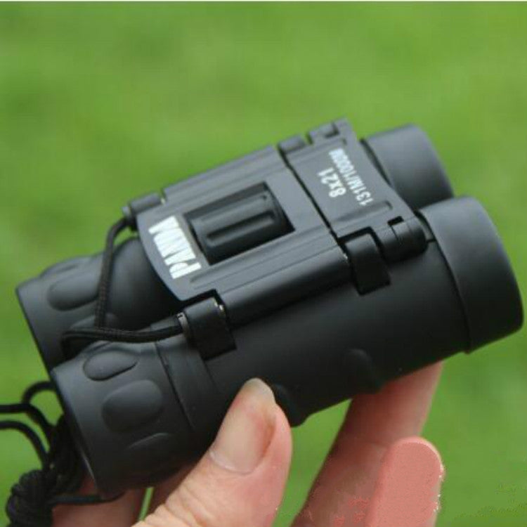 Telescopio compatto 8X21 Telescopio per visione notturna binoculare HD con pellicola verde ottica completa a basso livello di luce, 8X21