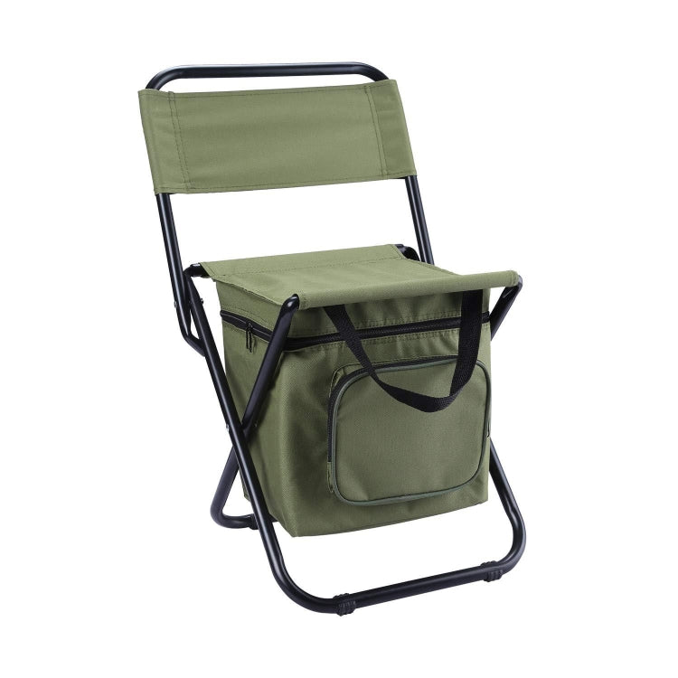 Sedia pieghevole da esterno con custodia, schienale e funzione di conservazione del calore, Outdoor Folding Chair